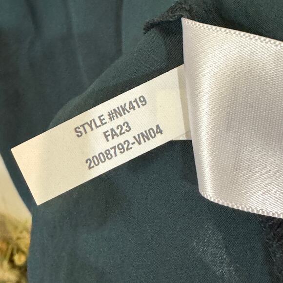 MADEWELL The Layton Midi Slip Dress Size 6 NEW Ancient Forest Green Drapey  NWT - Picture 9 of 11